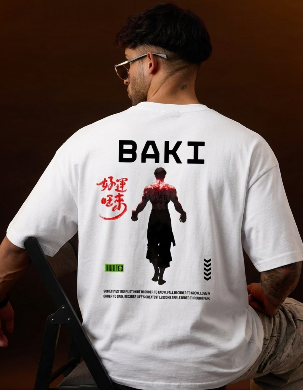 BAKI HANMA OVERSIZED T-SHIRT