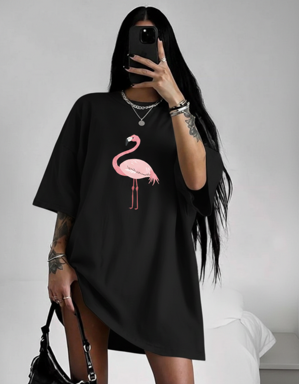 FLAMINGO OVERSIZED T-SHIRT