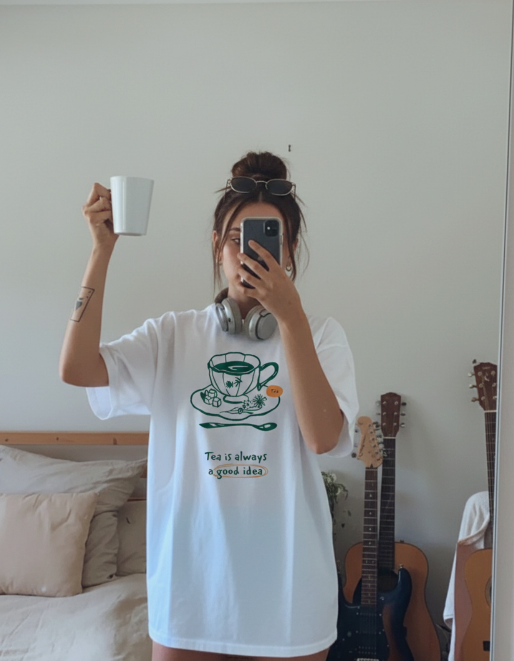 TEA OVERSIZED T-SHIRT