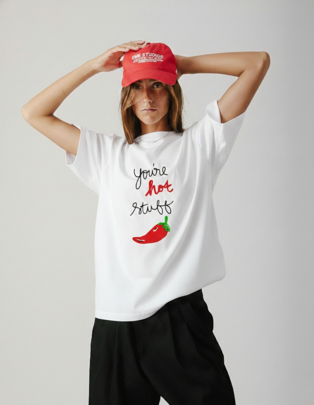 HOT STUFF OVERSIZED T-SHIRT