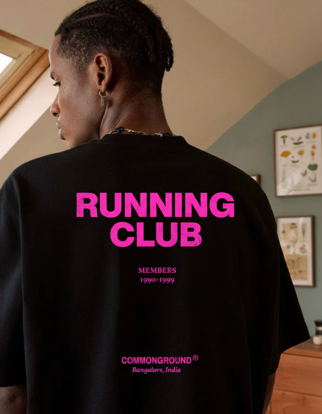 RUNNING CLUB OVERSIZED T-SHIRT