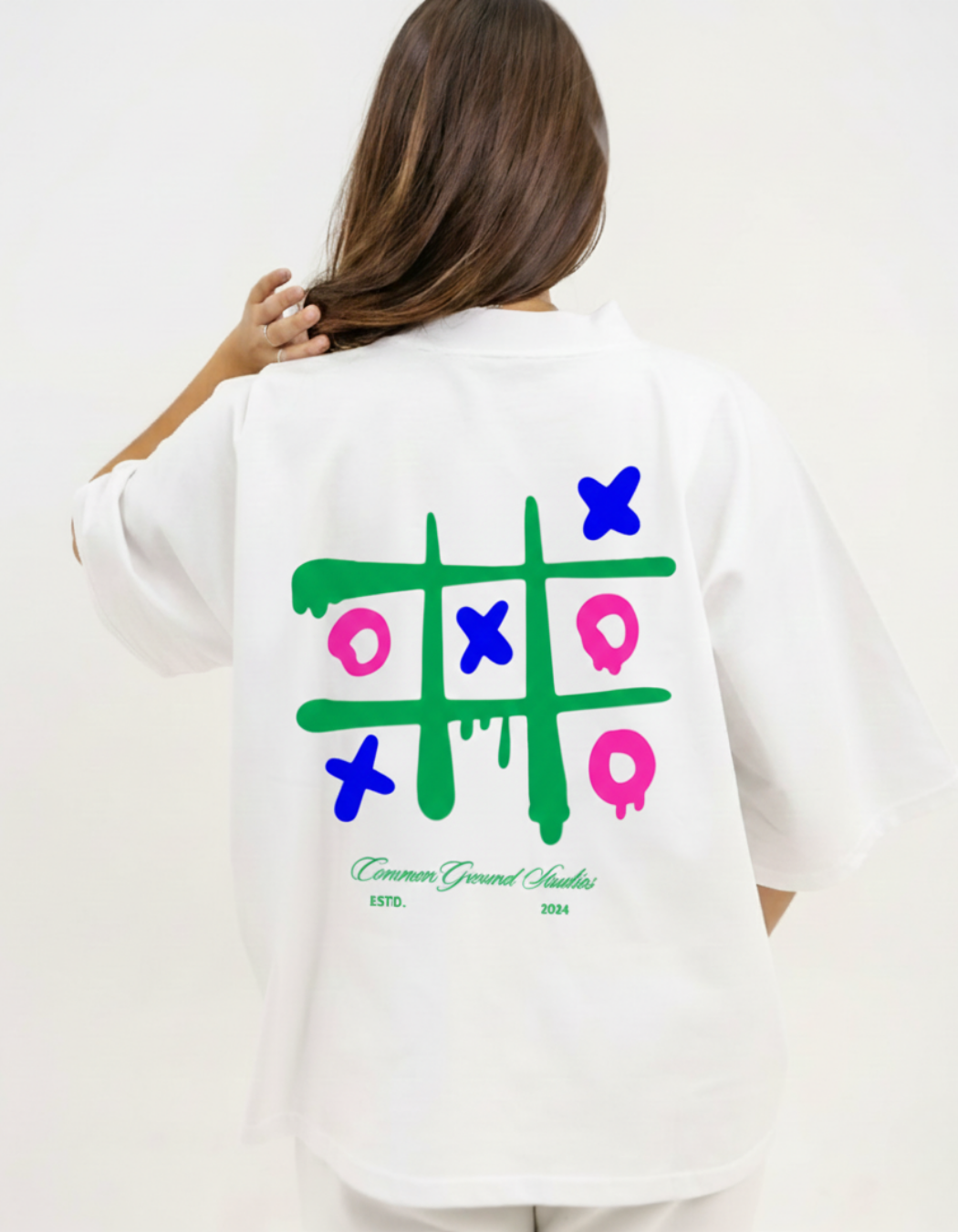 TIC TAC TOE OVERSIZED T-SHIRT