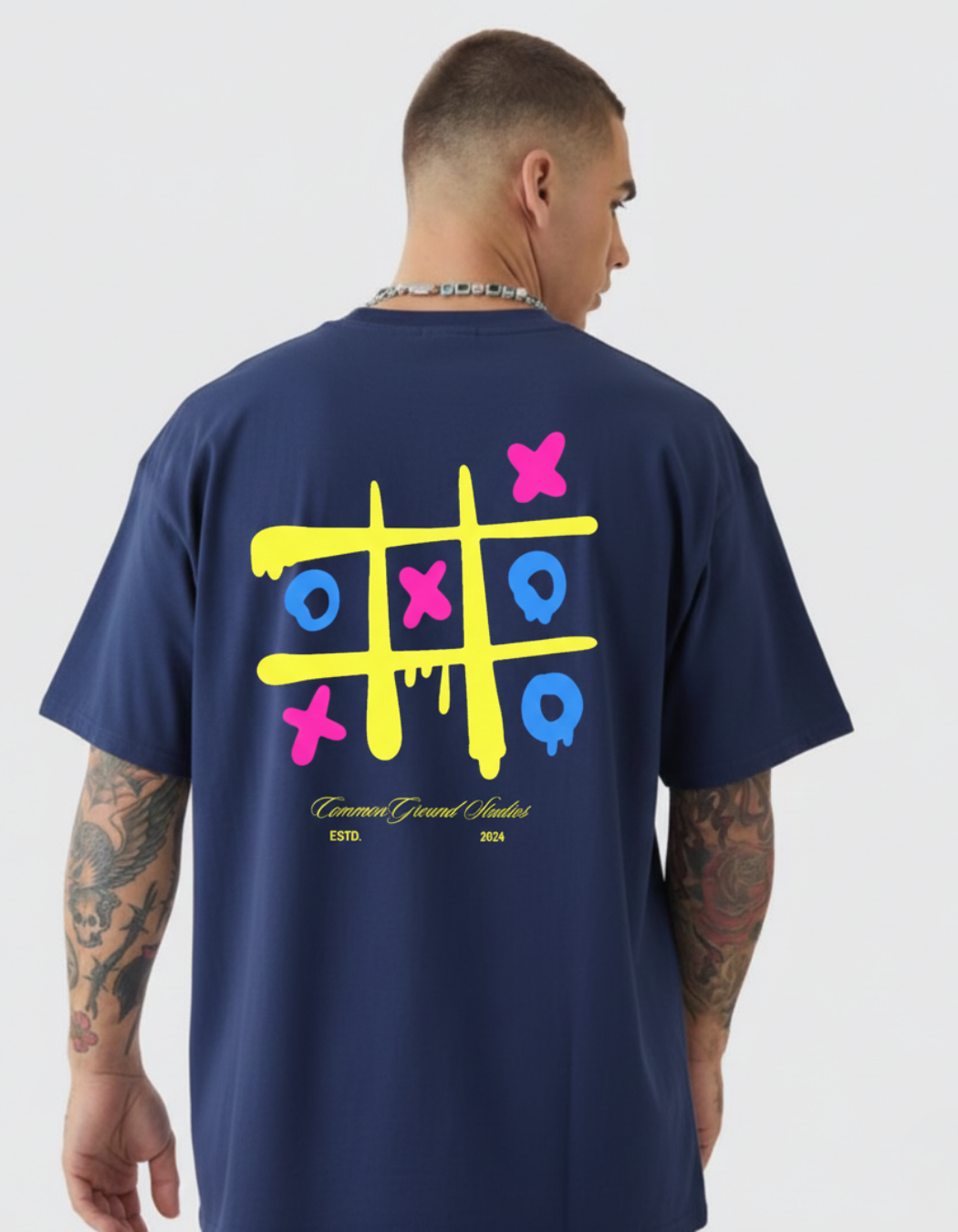 TIC TAC TOE OVERSIZED T-SHIRT