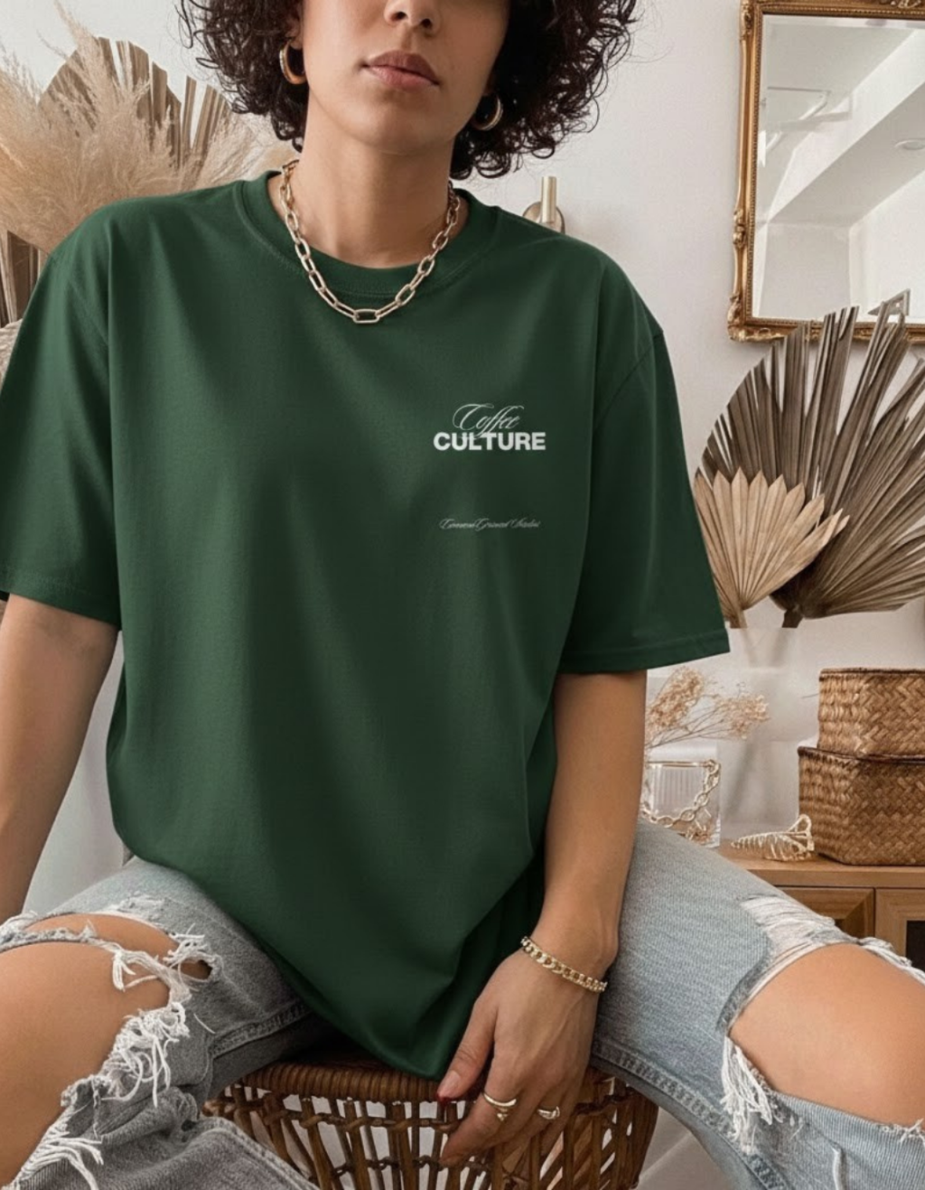 COFFEE CULTURE OVERSIZED T-SHIRT