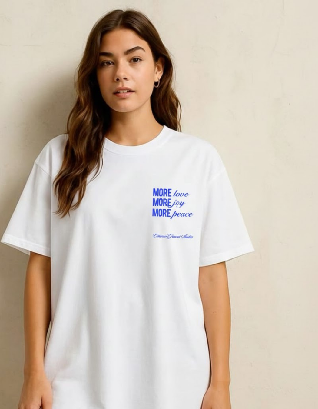 MORE LOVE MORE JOY OVERSIZED T-SHIRT