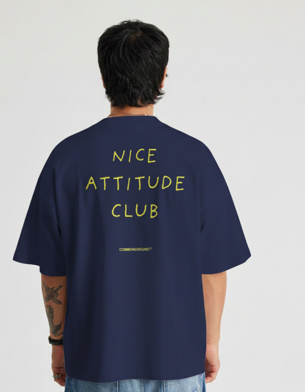 NICE ATTITUDE OVERSIZED T-SHIRT