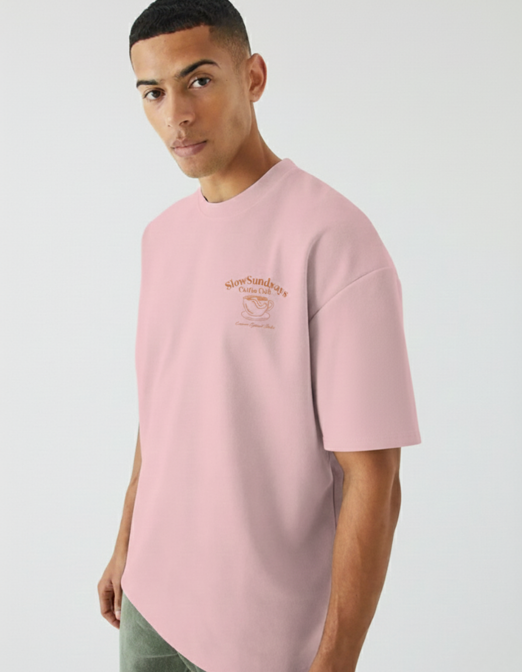 SLOW SUNDAYS COFFEE CLUB OVERSIZED T-SHIRT