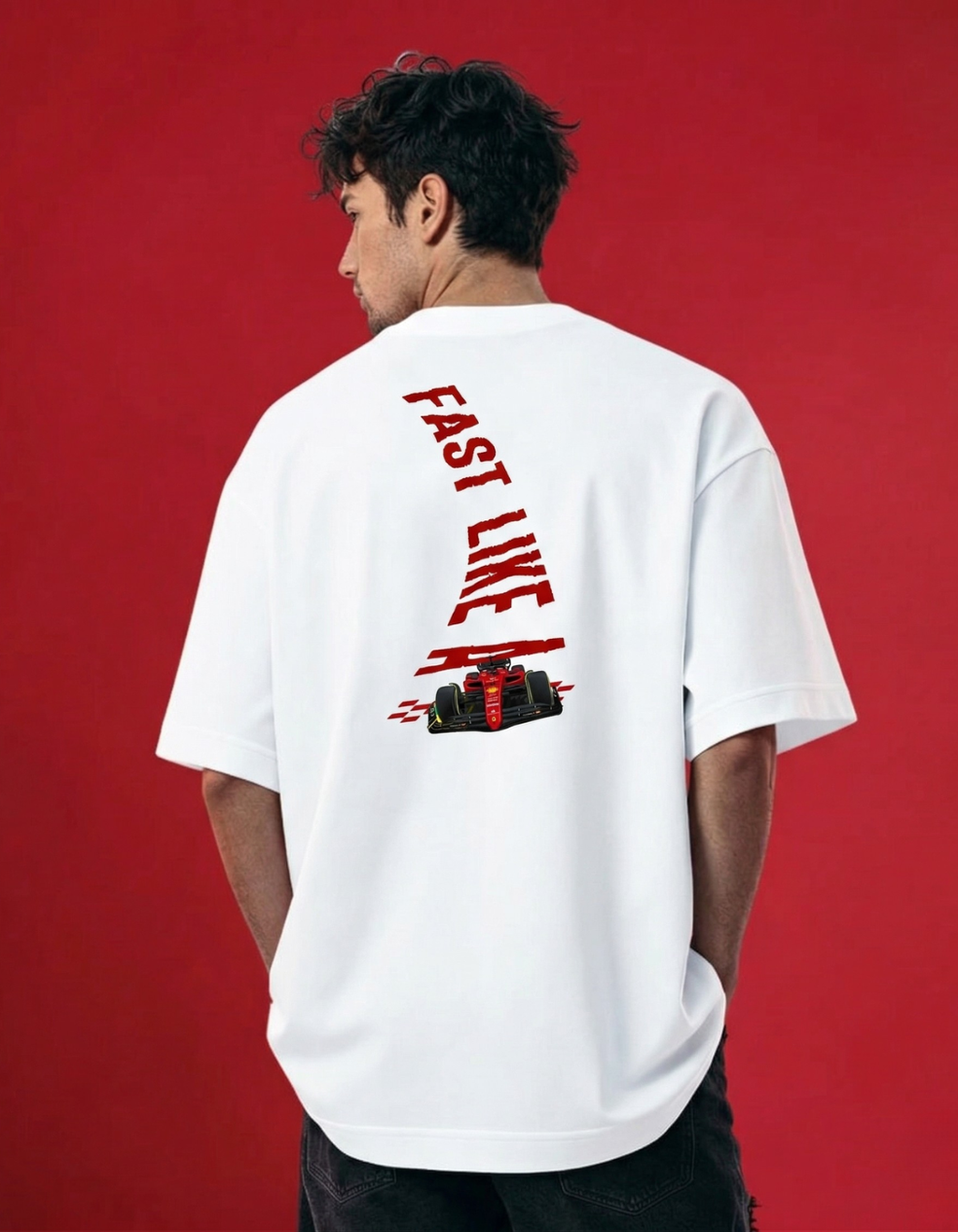FAST FERRARI OVERSIZED T-SHIRT