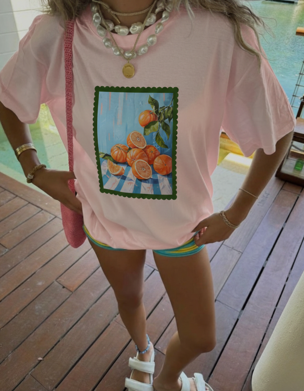 ORANGES OVERSIZED T-SHIRT