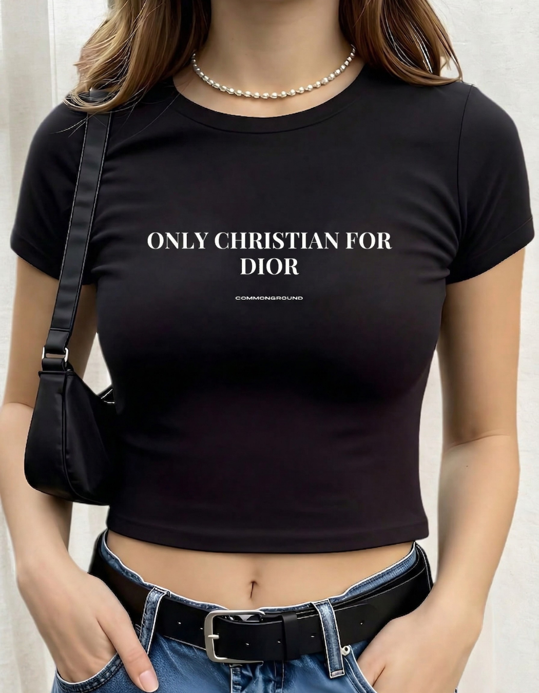 ONLY CHRISTIAN FOR DIOR CROP TOP