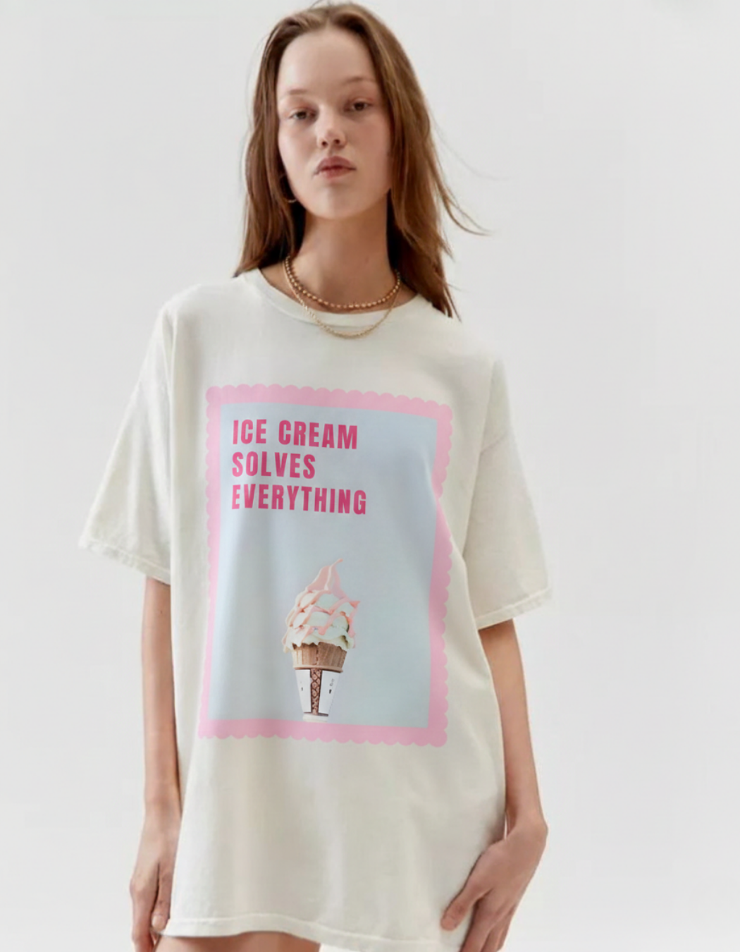 ICE CREAM OVERSIZED T-SHIRT
