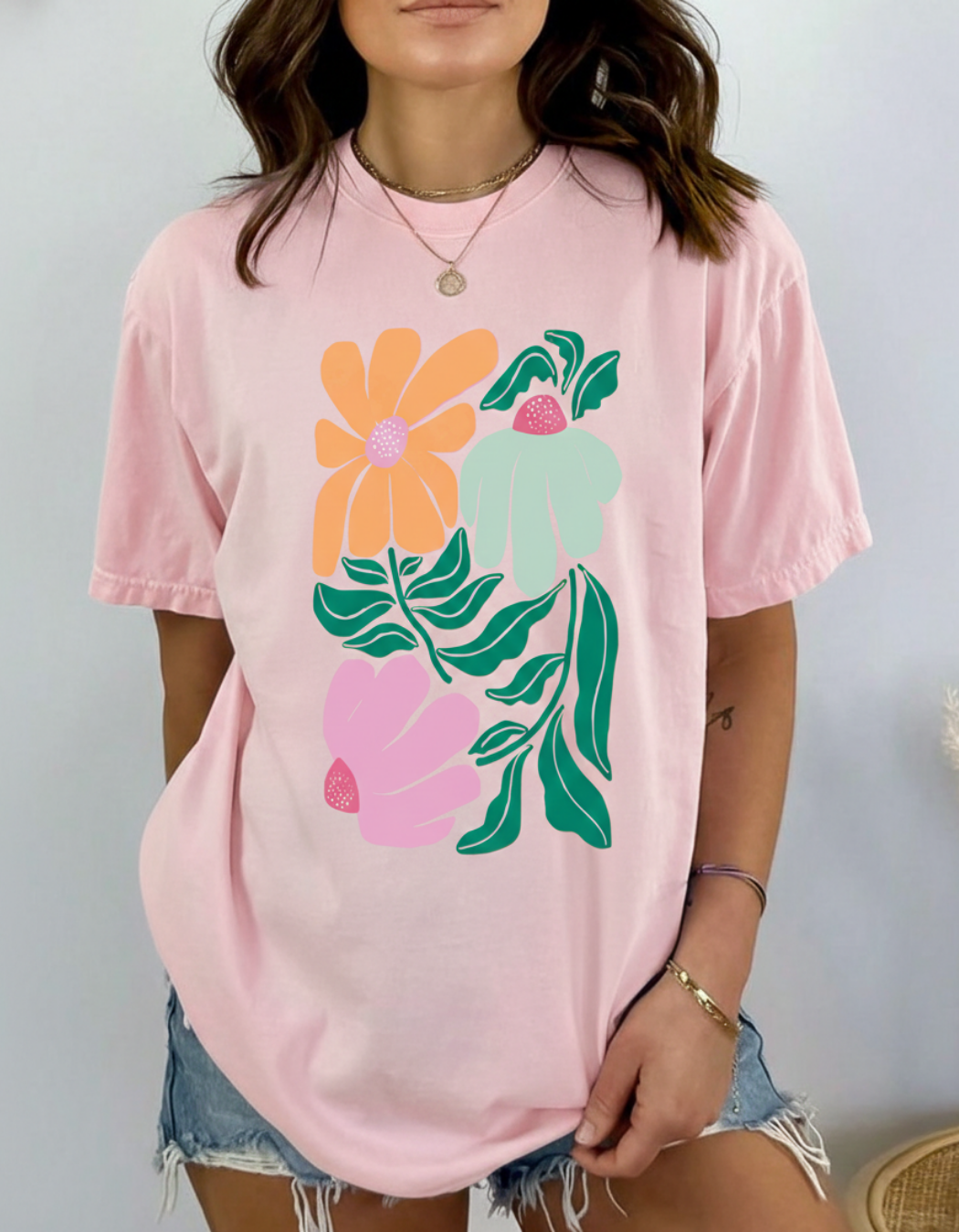 SUMMER BLOOM OVERSIZED T-SHIRT