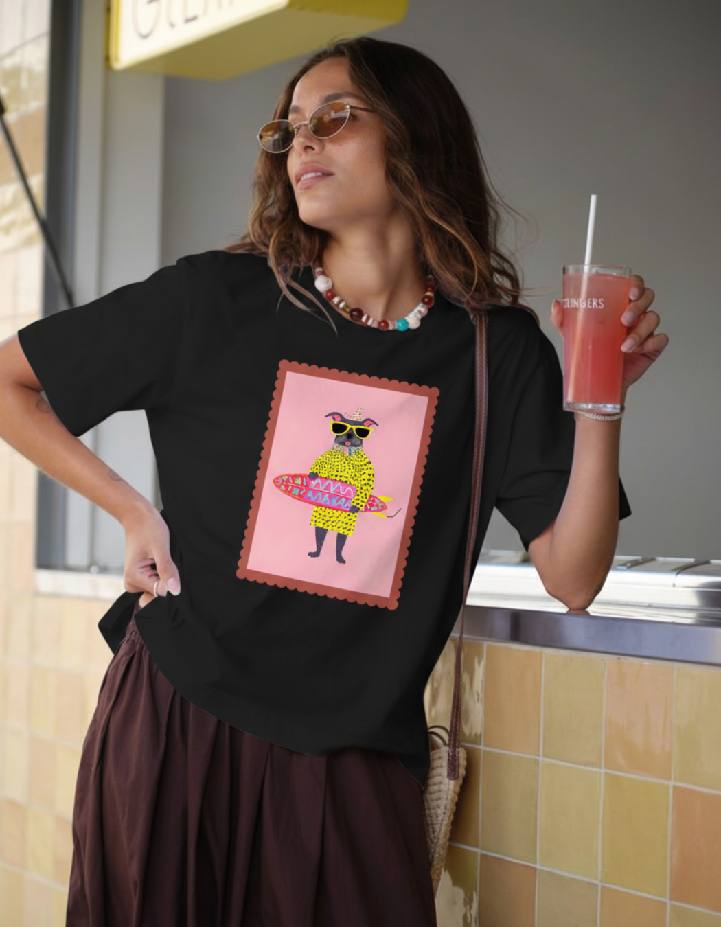 SURFER DOG OVERSIZED T-SHIRT