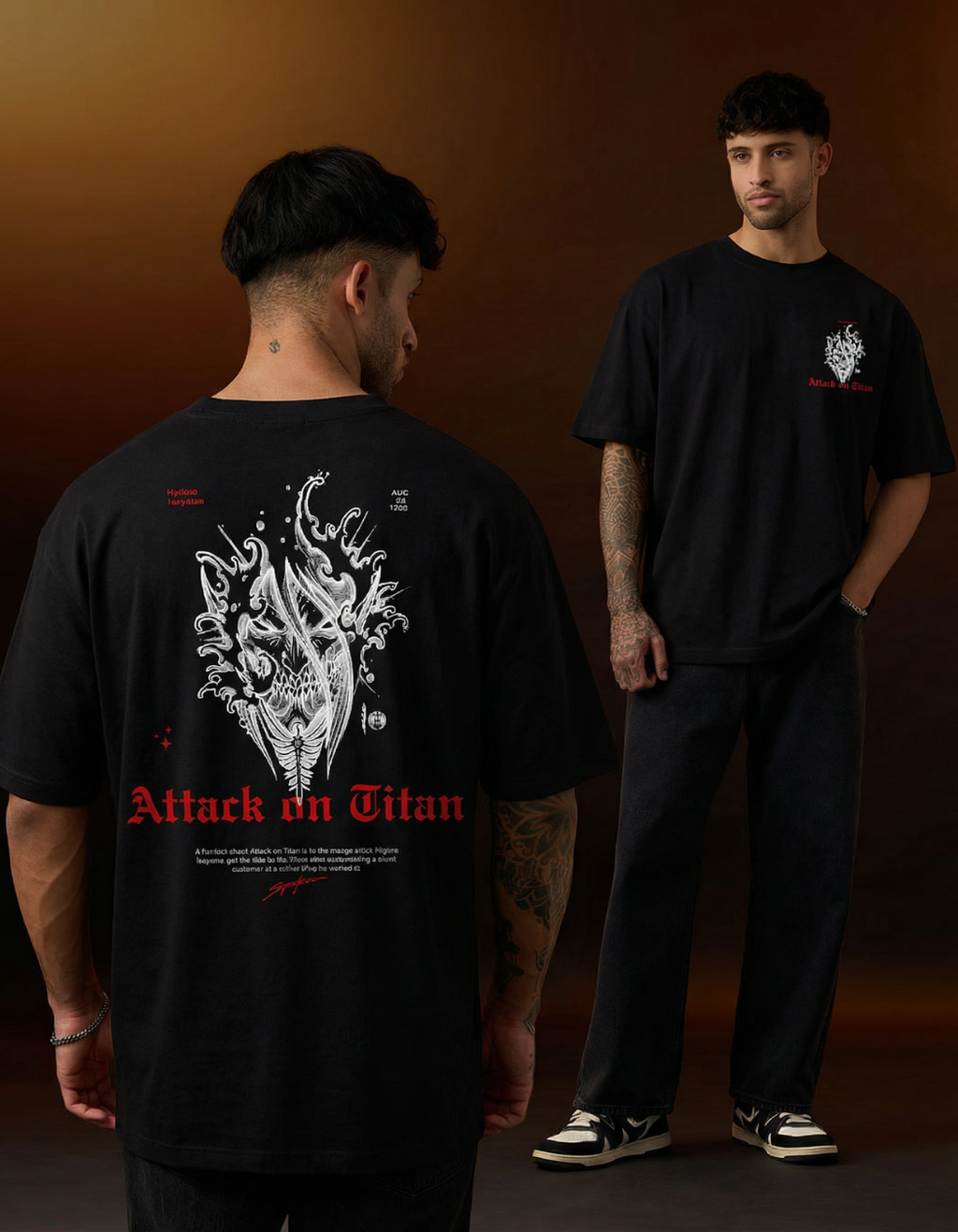 ATTACK ON TITAN OVERSIZED T-SHIRT