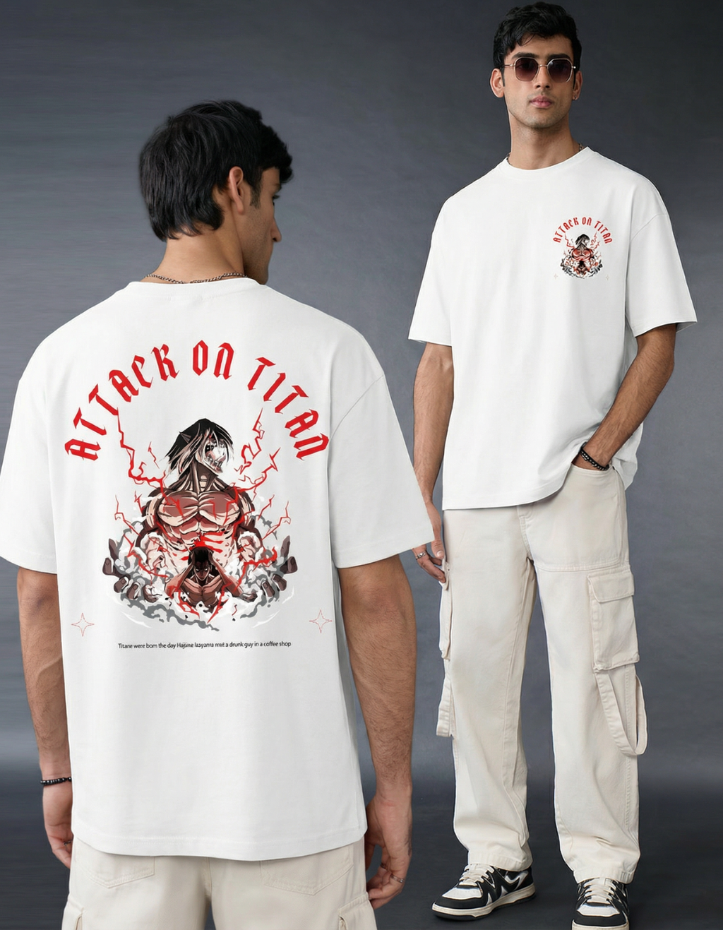 ATTACK ON TITAN OVERSIZED T-SHIRT