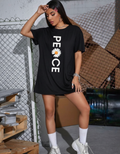 PEACE OVERSIZED T-SHIRT