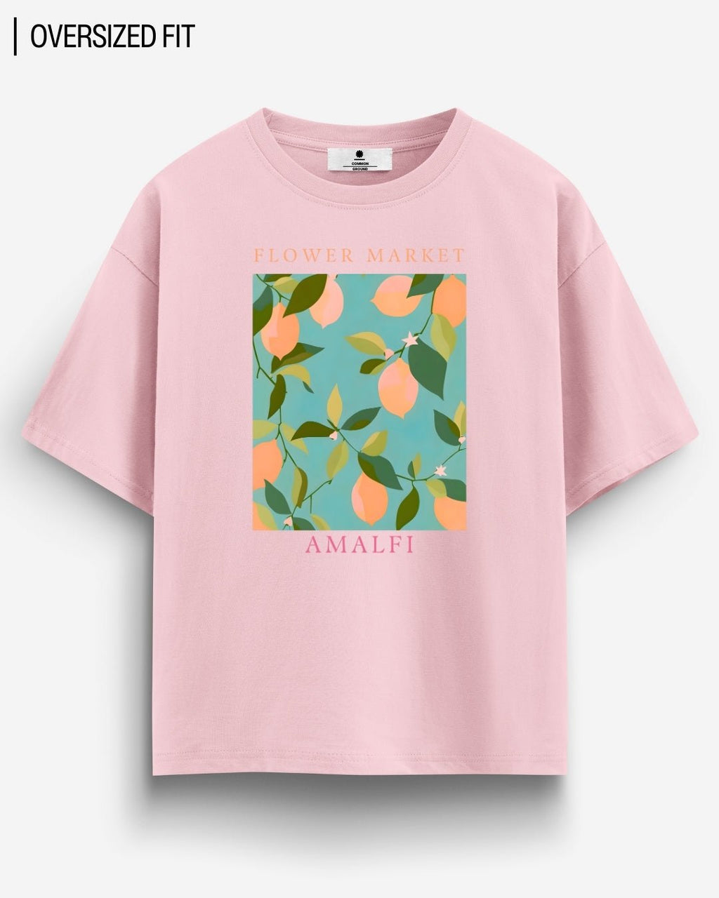AMALFI FLOWER MARKET OVERSIZED T-SHIRT