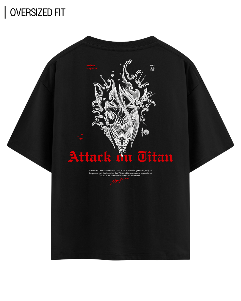 ATTACK ON TITAN OVERSIZED T-SHIRT