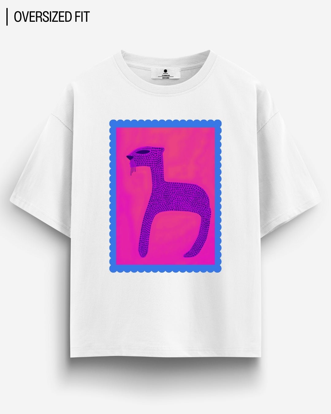AZTEC CAT OVERSIZED T- SHIRT