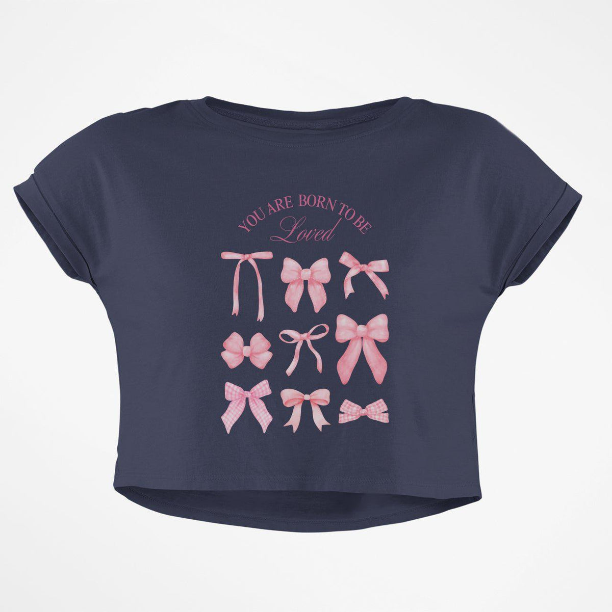 BORN TO BE LOVED CROP TOP