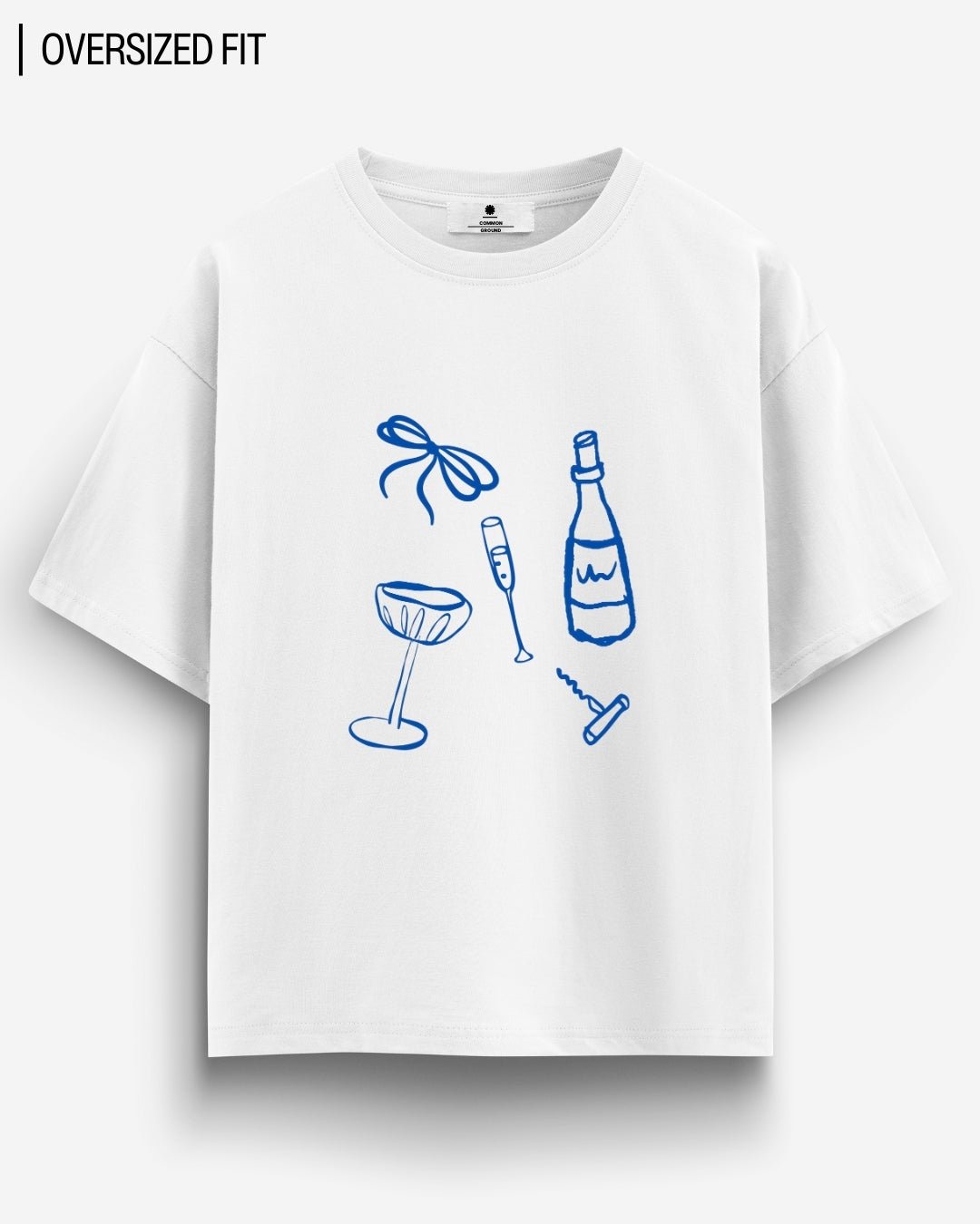 BY THE GLASS OVERSIZED T-SHIRT