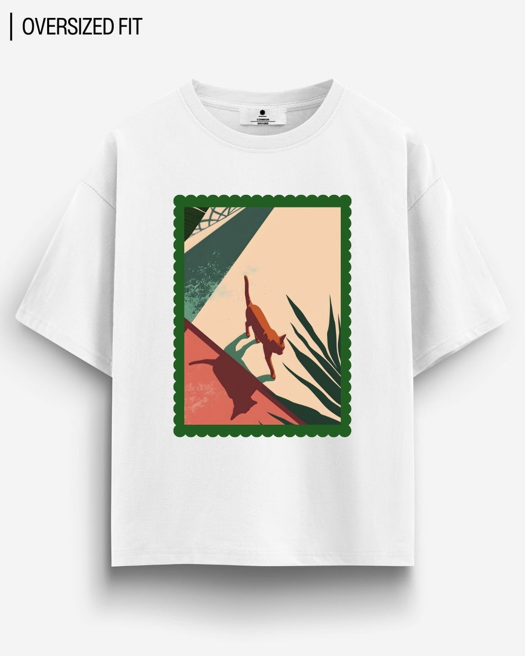 CAT AFTERNOONS OVERSIZED T-SHIRT