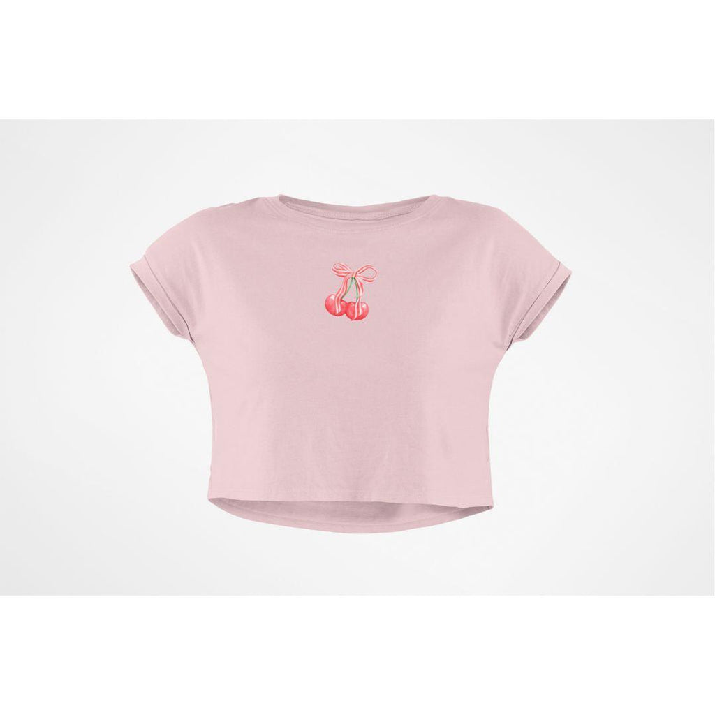 CHERRY BOW CROP TOP