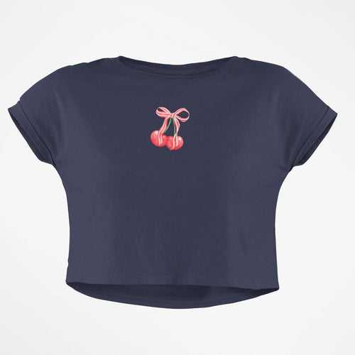CHERRY BOW CROP TOP