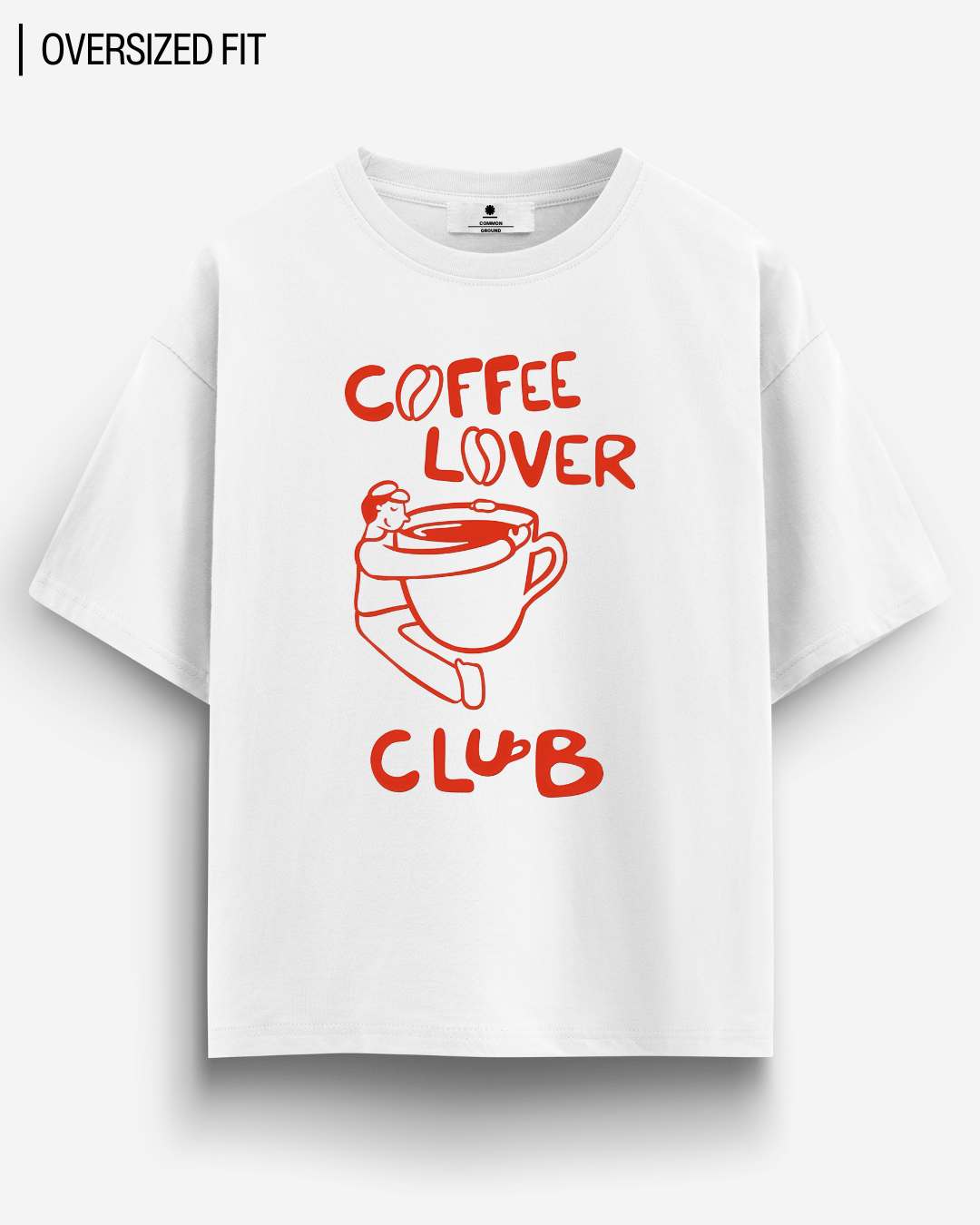 COFFEE LOVER CLUB OVERSIZED T-SHIRT