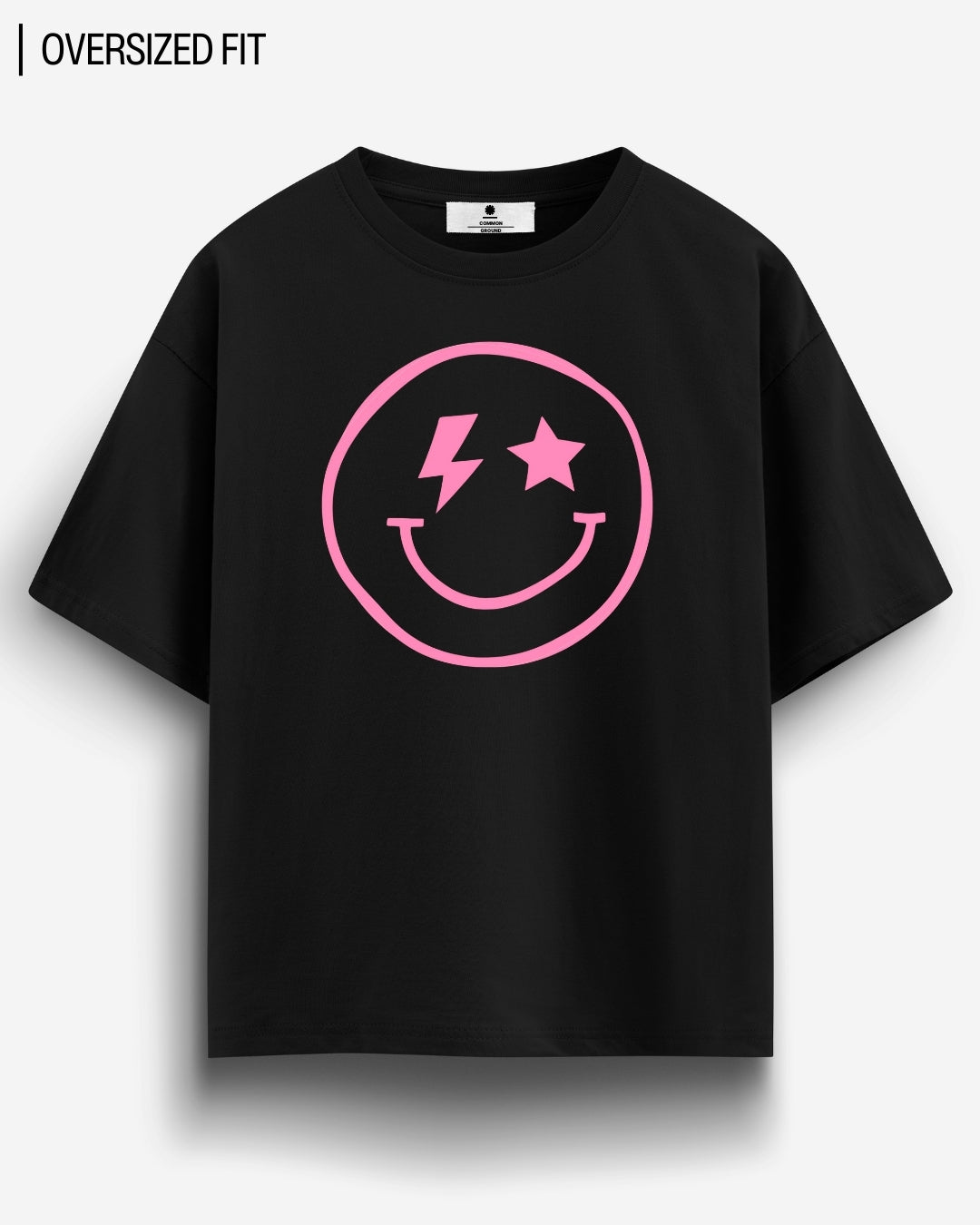 DISCO SMILEY OVERSIZED T-SHIRT