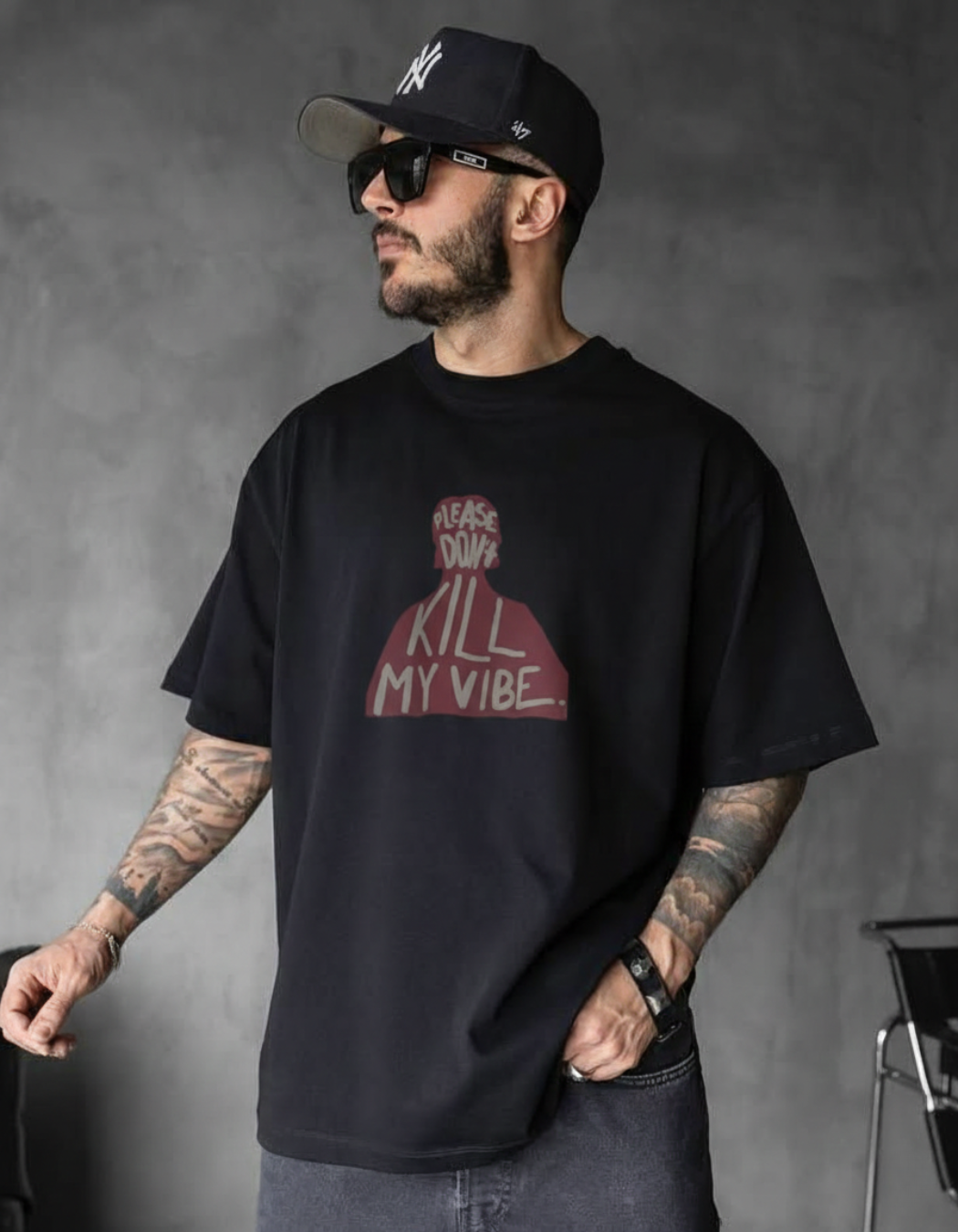 DON'T KILL MY VIBE OVERSIZED T-SHIRT