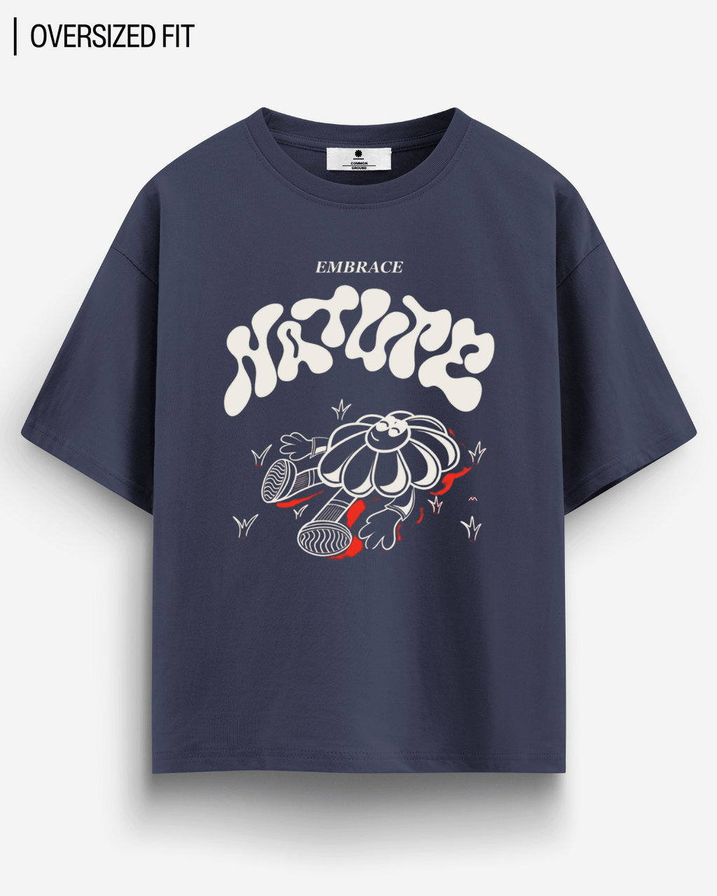 EMBRACE NATURE OVERSIZED T-SHIRT