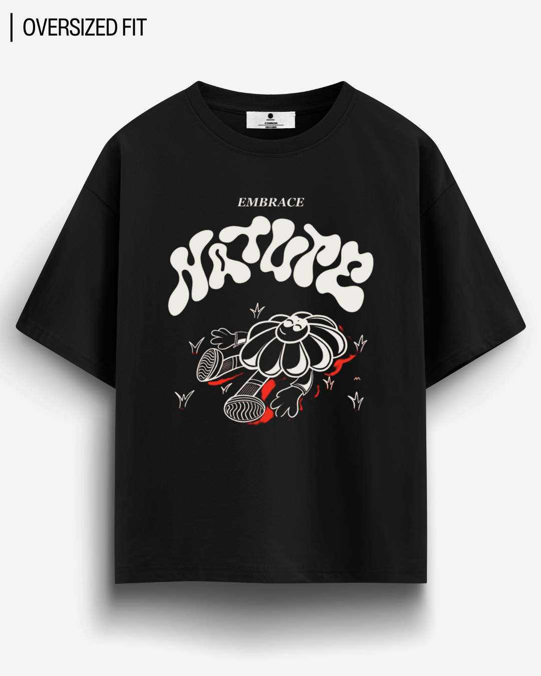 EMBRACE NATURE OVERSIZED T-SHIRT