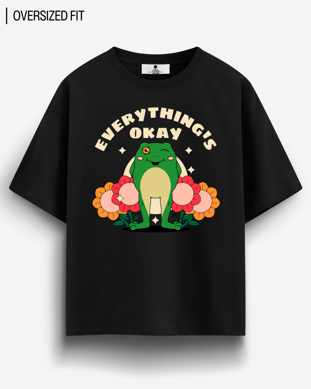 EVERYTHING'S OK OVERSIZED T-SHIRT
