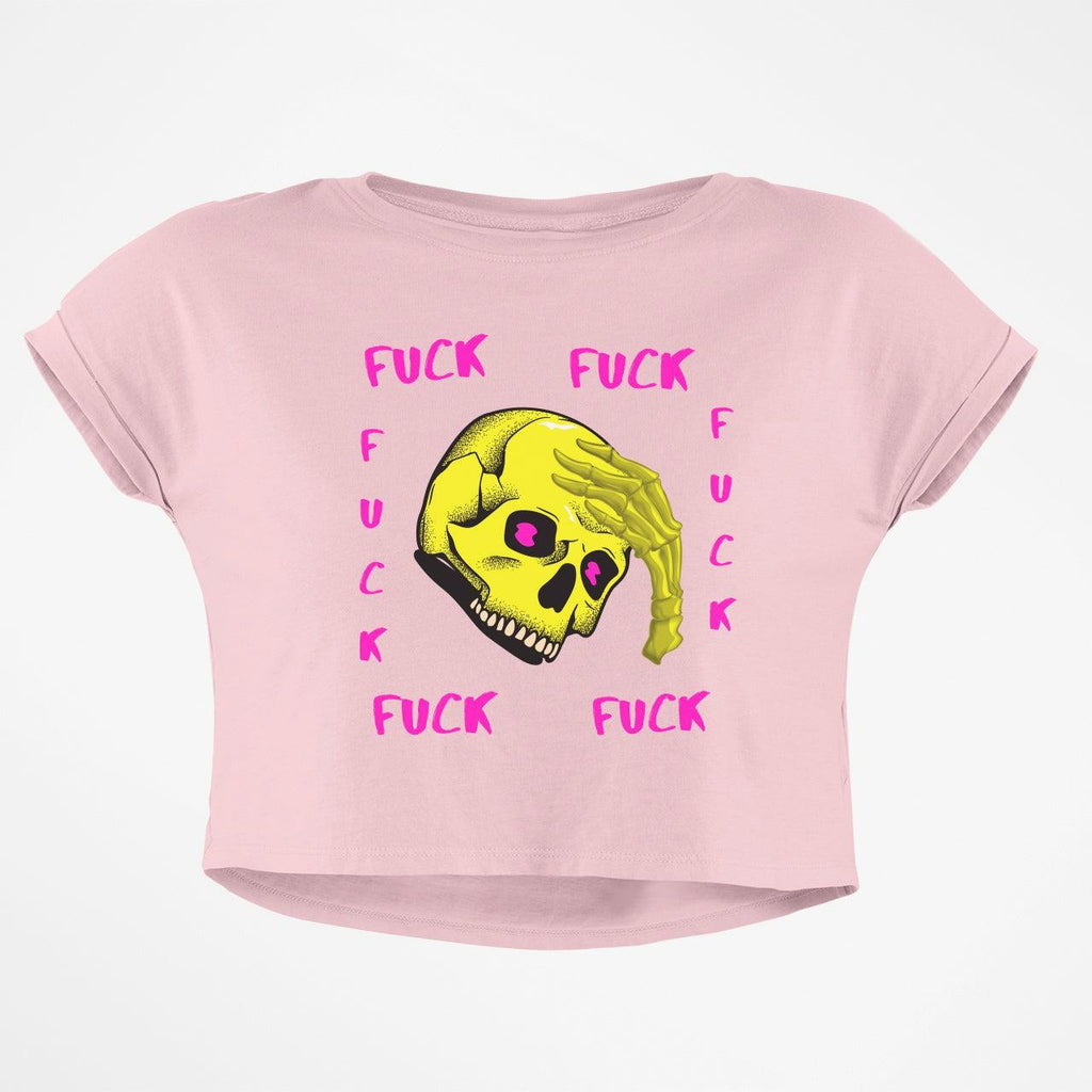 F*CK F*CK F*CK CROP TOP