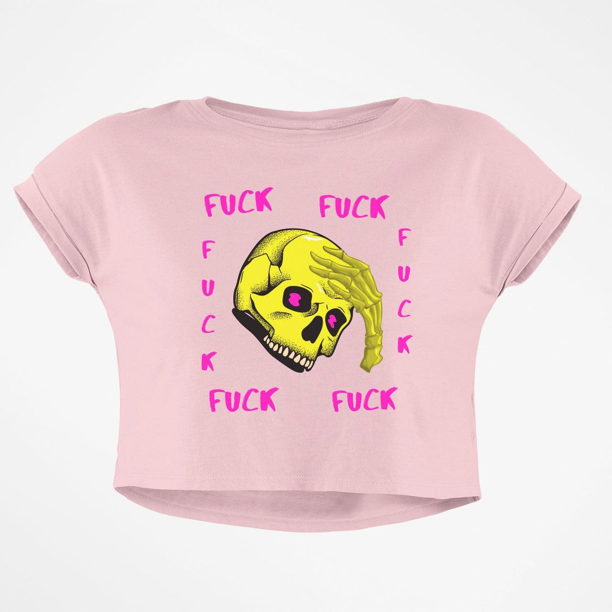 F*CK F*CK F*CK CROP TOP