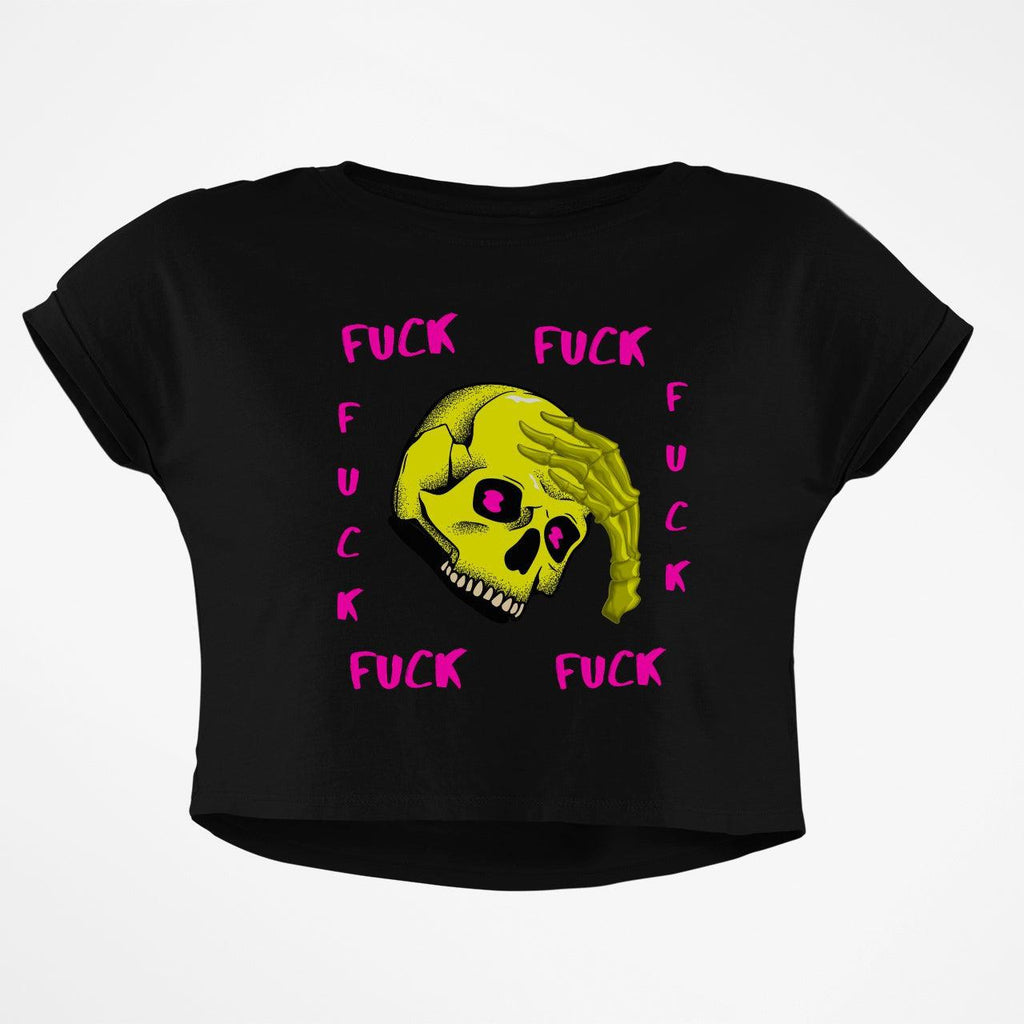 F*CK F*CK F*CK CROP TOP