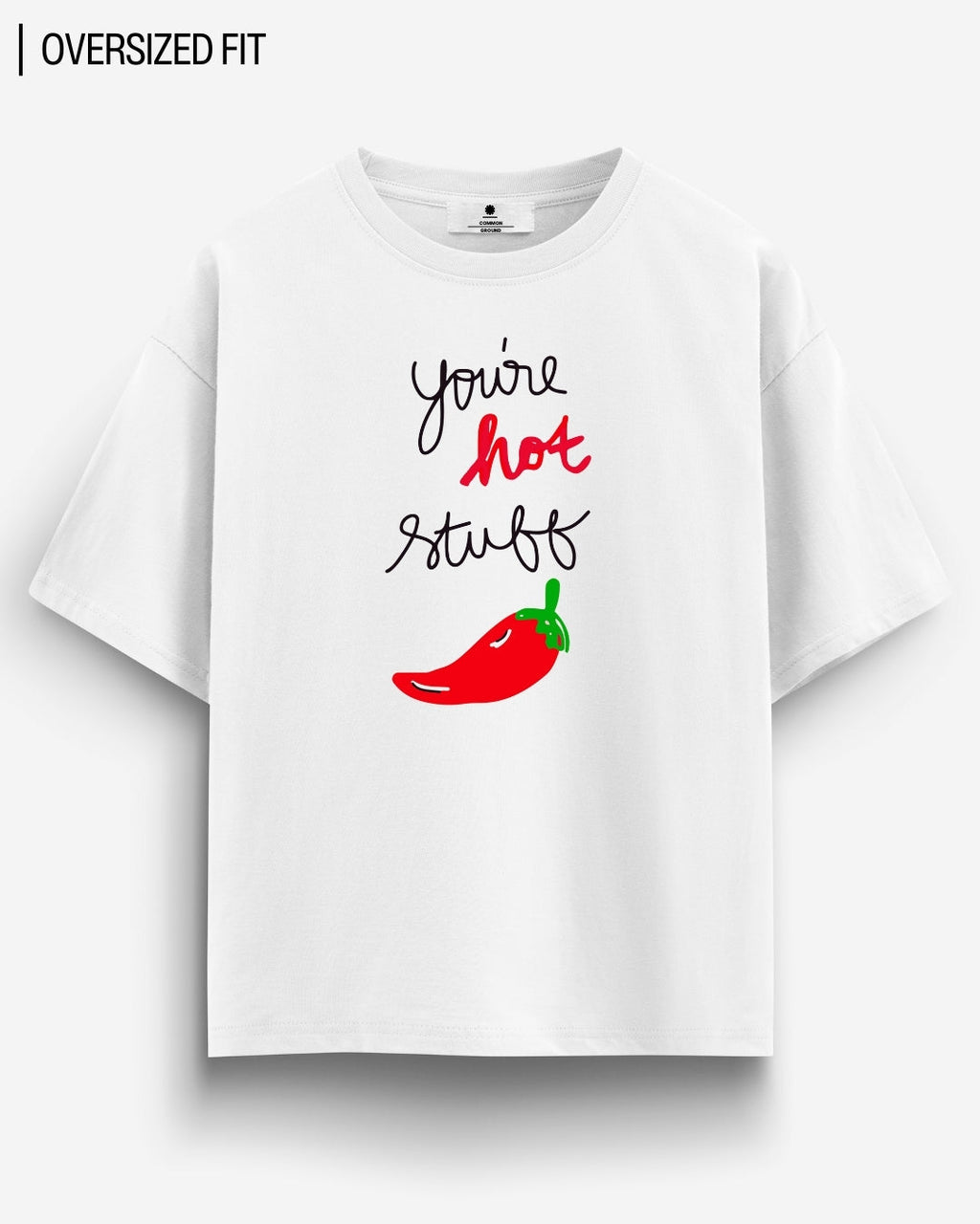 HOT STUFF OVERSIZED T-SHIRT