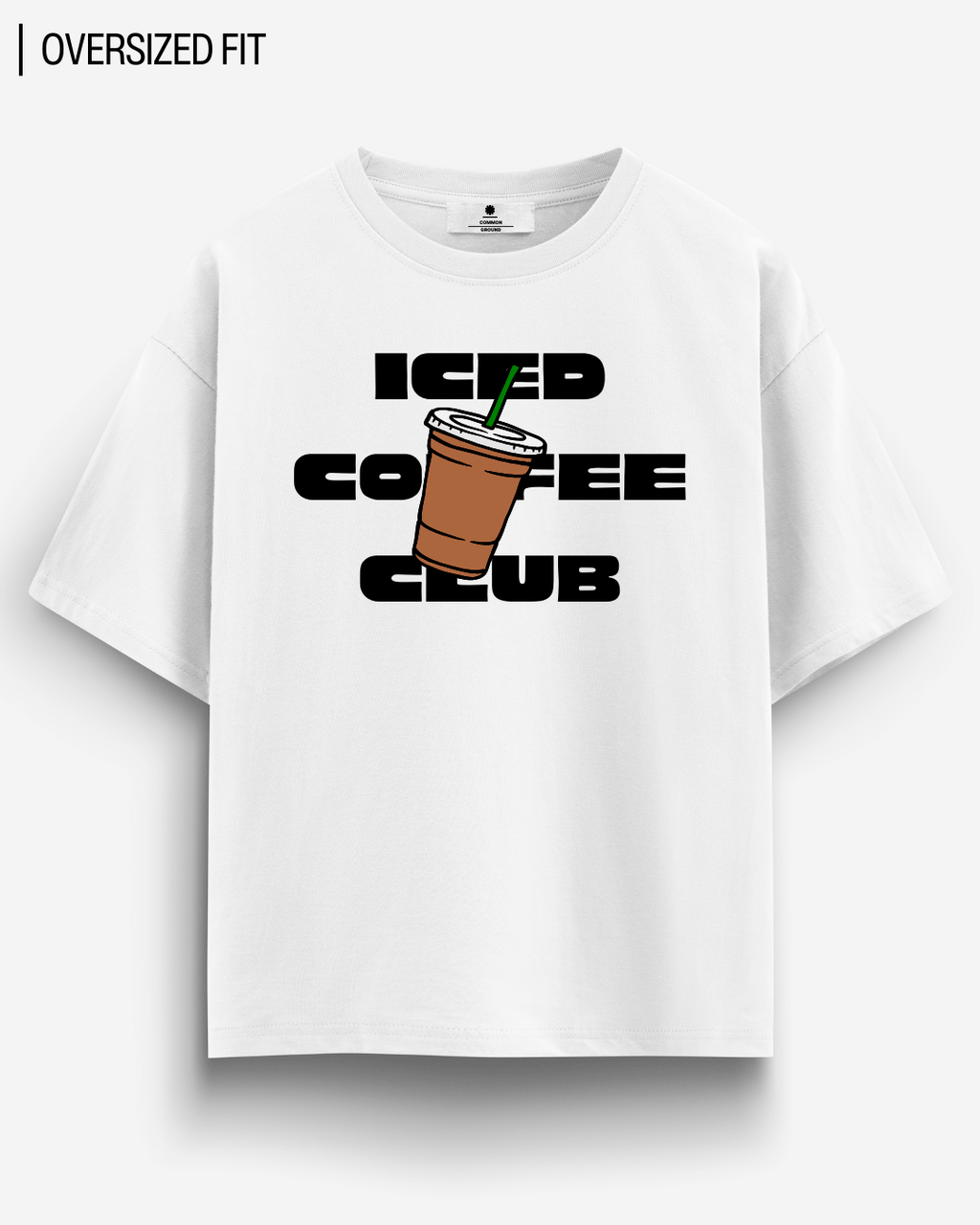 ICED COFFEE CLUB OVERSIZED T-SHIRT