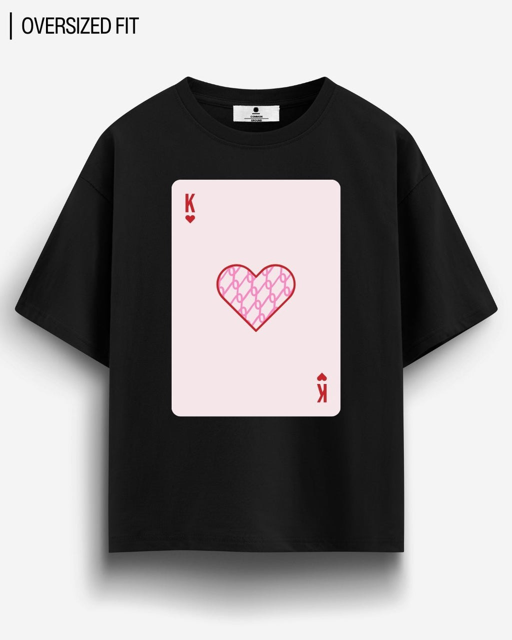 KING OF HEARTS OVERSIZED T-SHIRT