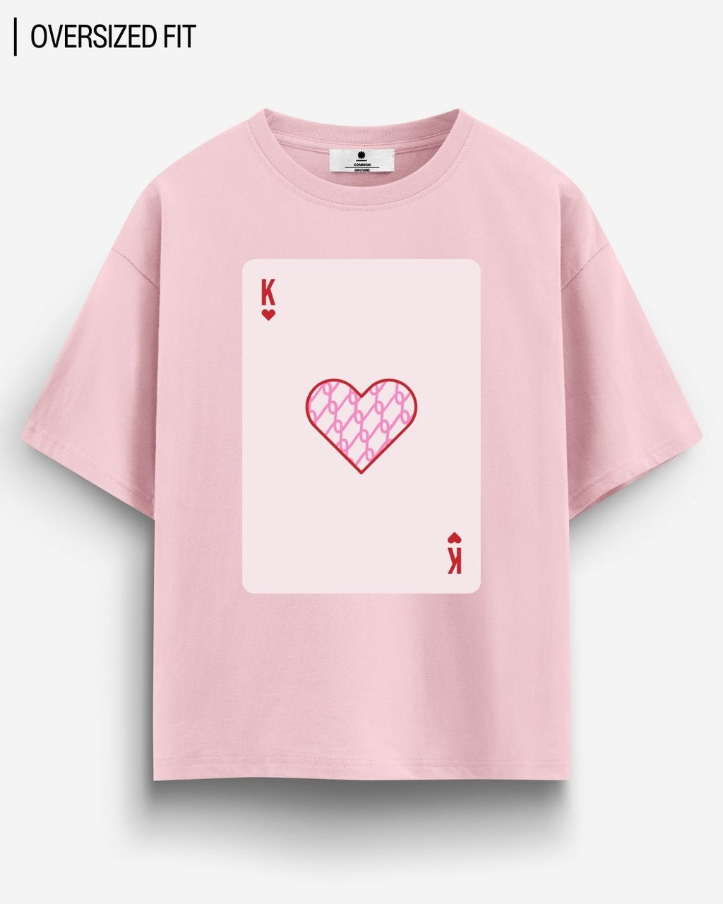 KING OF HEARTS OVERSIZED T-SHIRT
