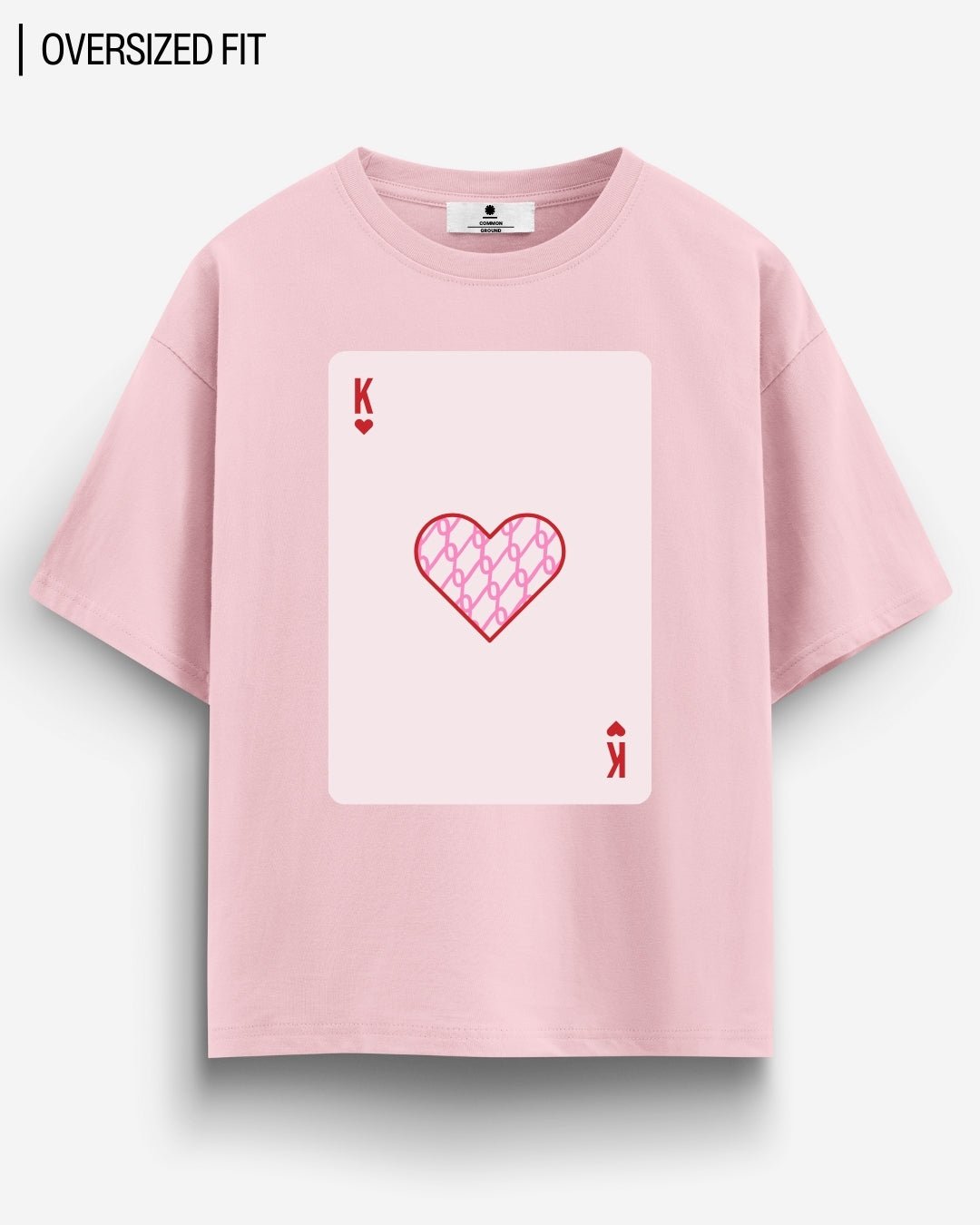 KING OF HEARTS OVERSIZED T-SHIRT