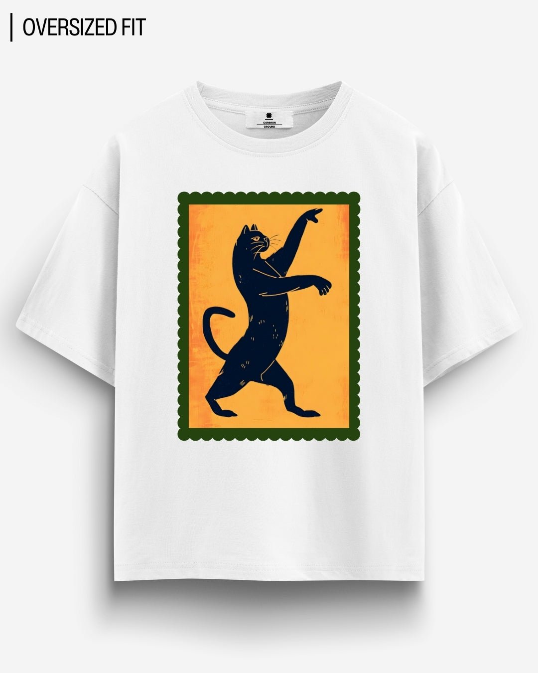 KUNG FU CAT OVERSIZED T-SHIRT