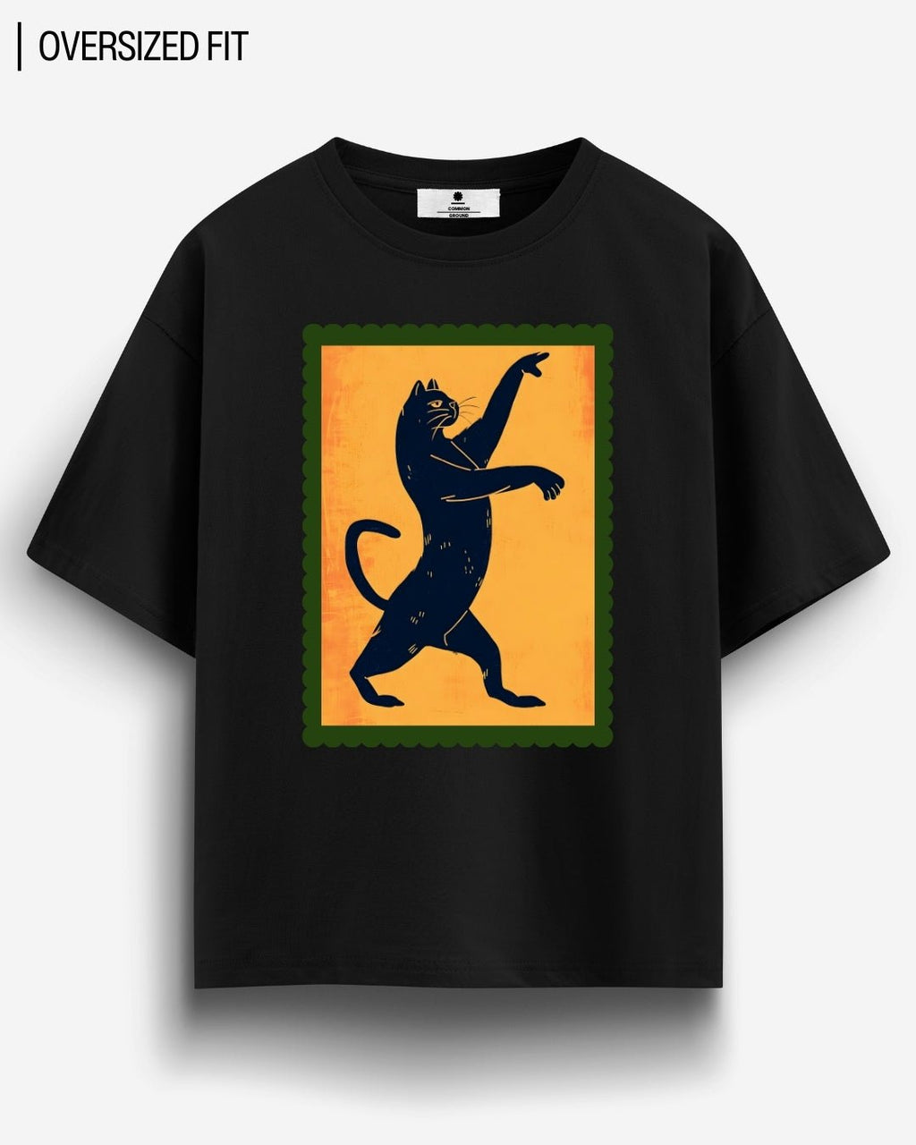 KUNG FU CAT OVERSIZED T-SHIRT