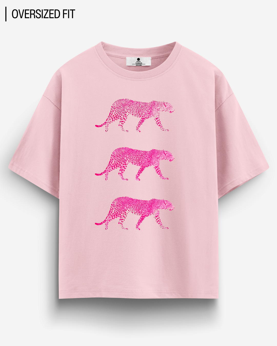 LEOPARD OVERSIZED T-SHIRT