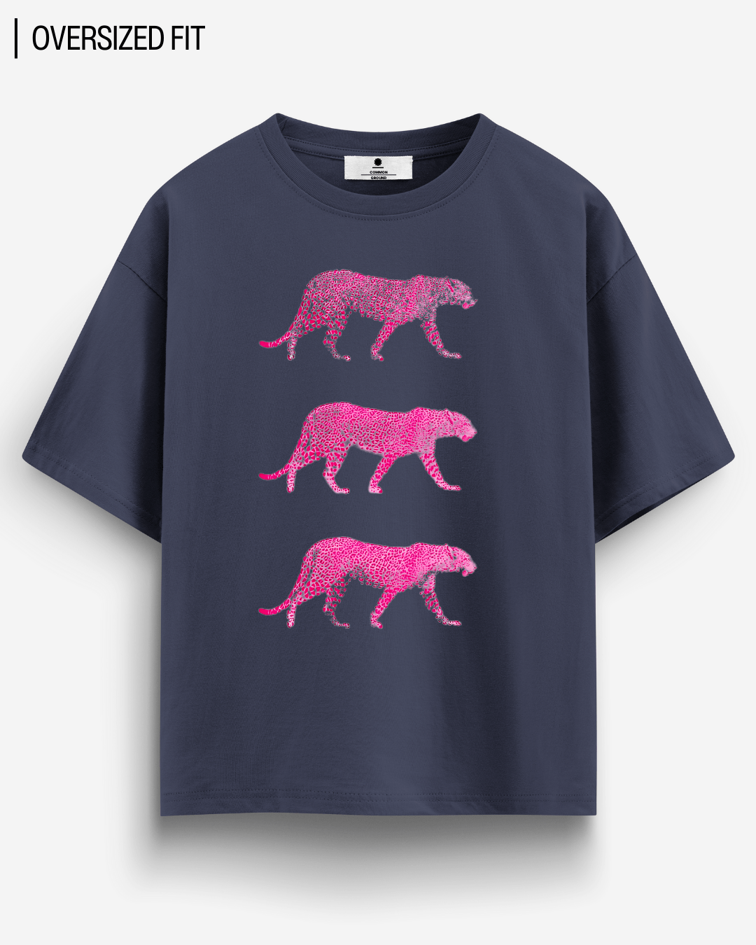 LEOPARD OVERSIZED T-SHIRT