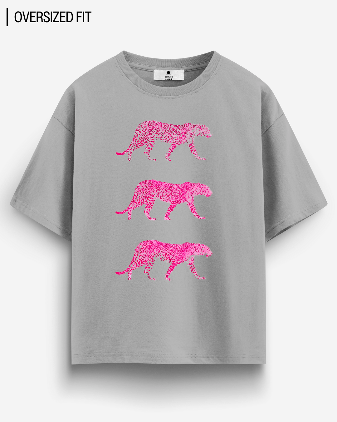 LEOPARD OVERSIZED T-SHIRT