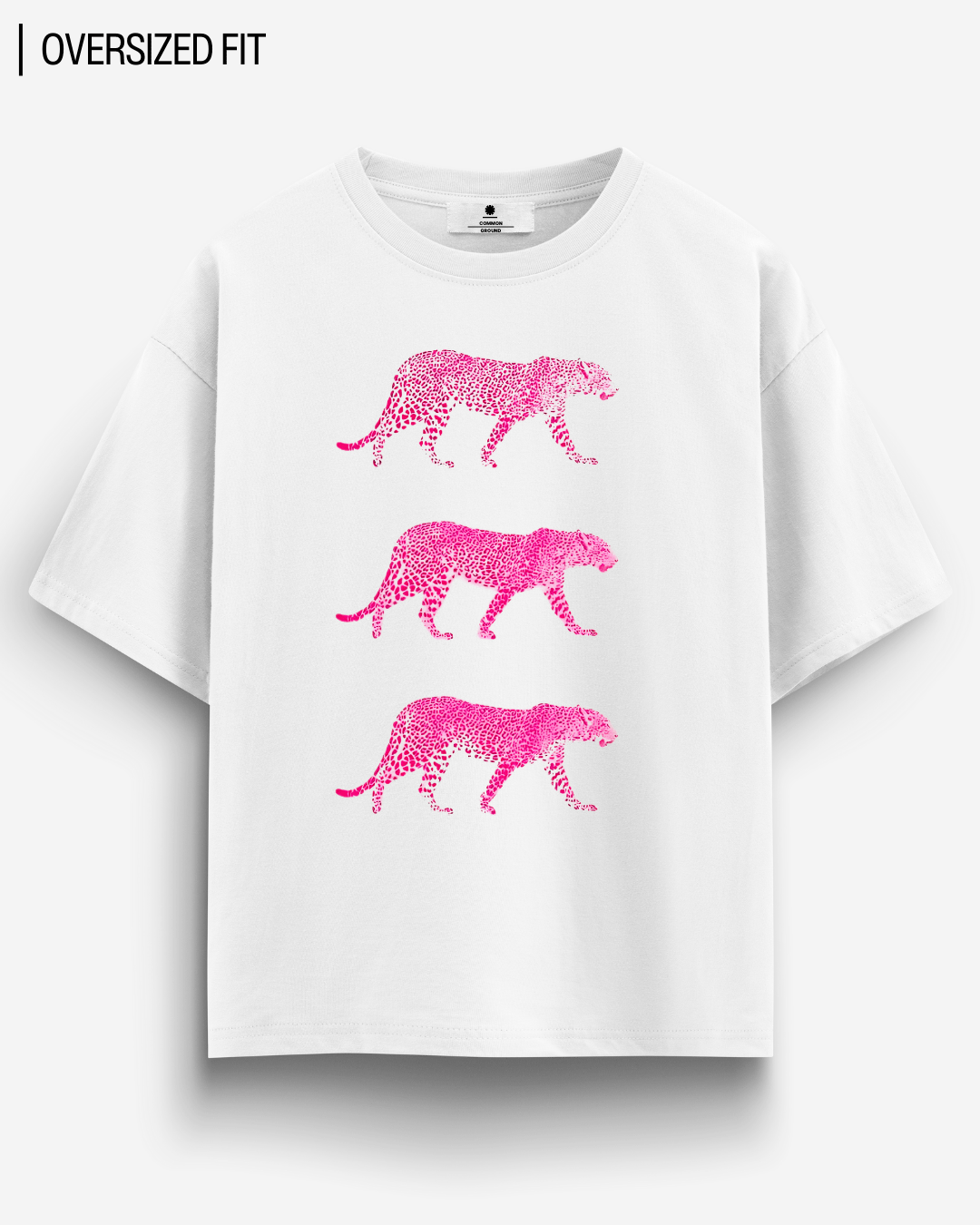 LEOPARD OVERSIZED T-SHIRT