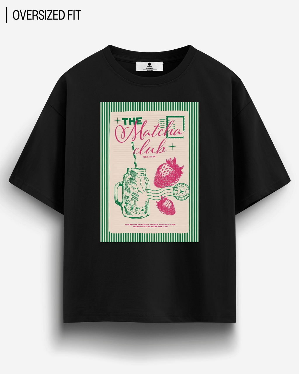 MATCHA CLUB OVERSIZED T-SHIRT