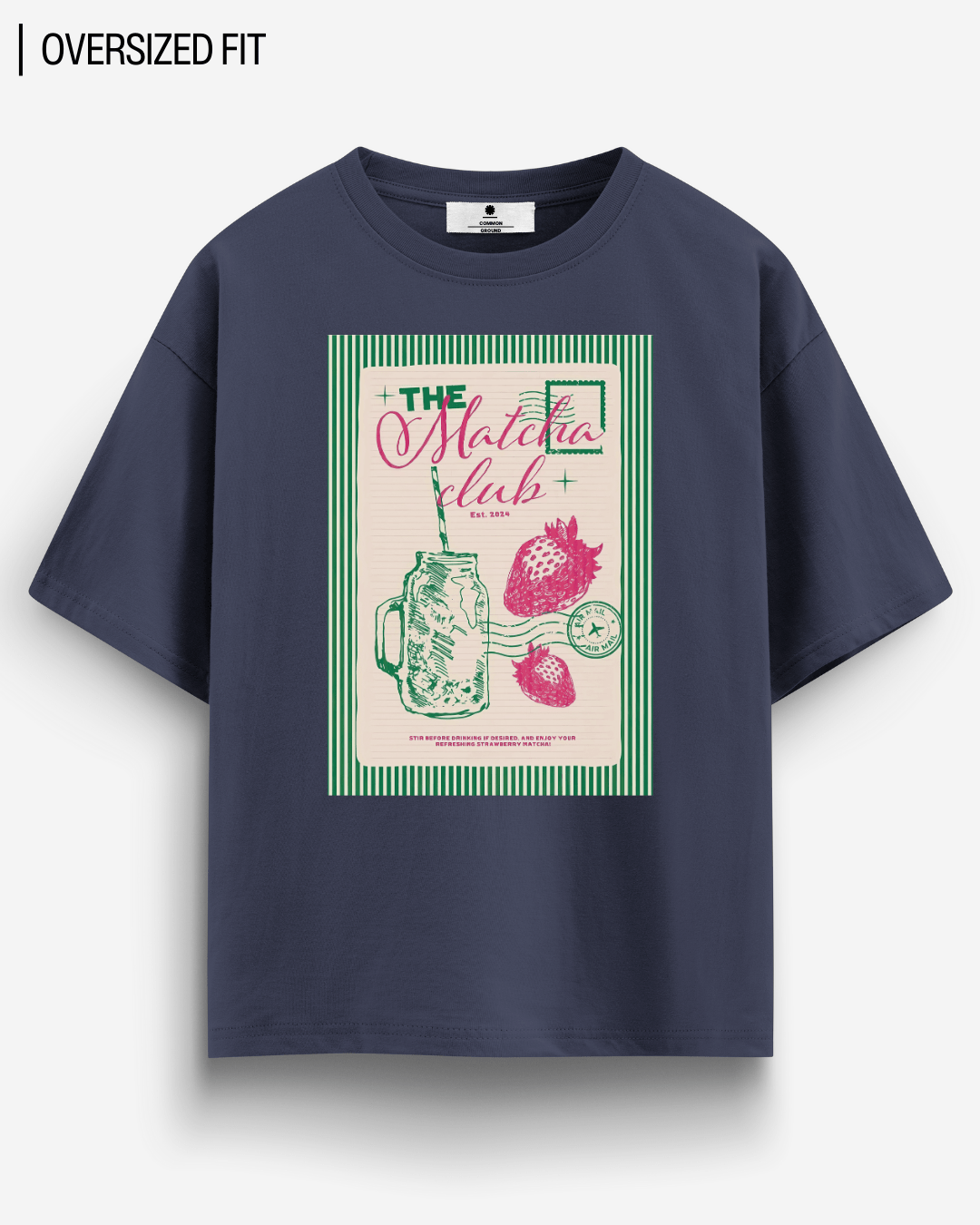 MATCHA CLUB OVERSIZED T-SHIRT